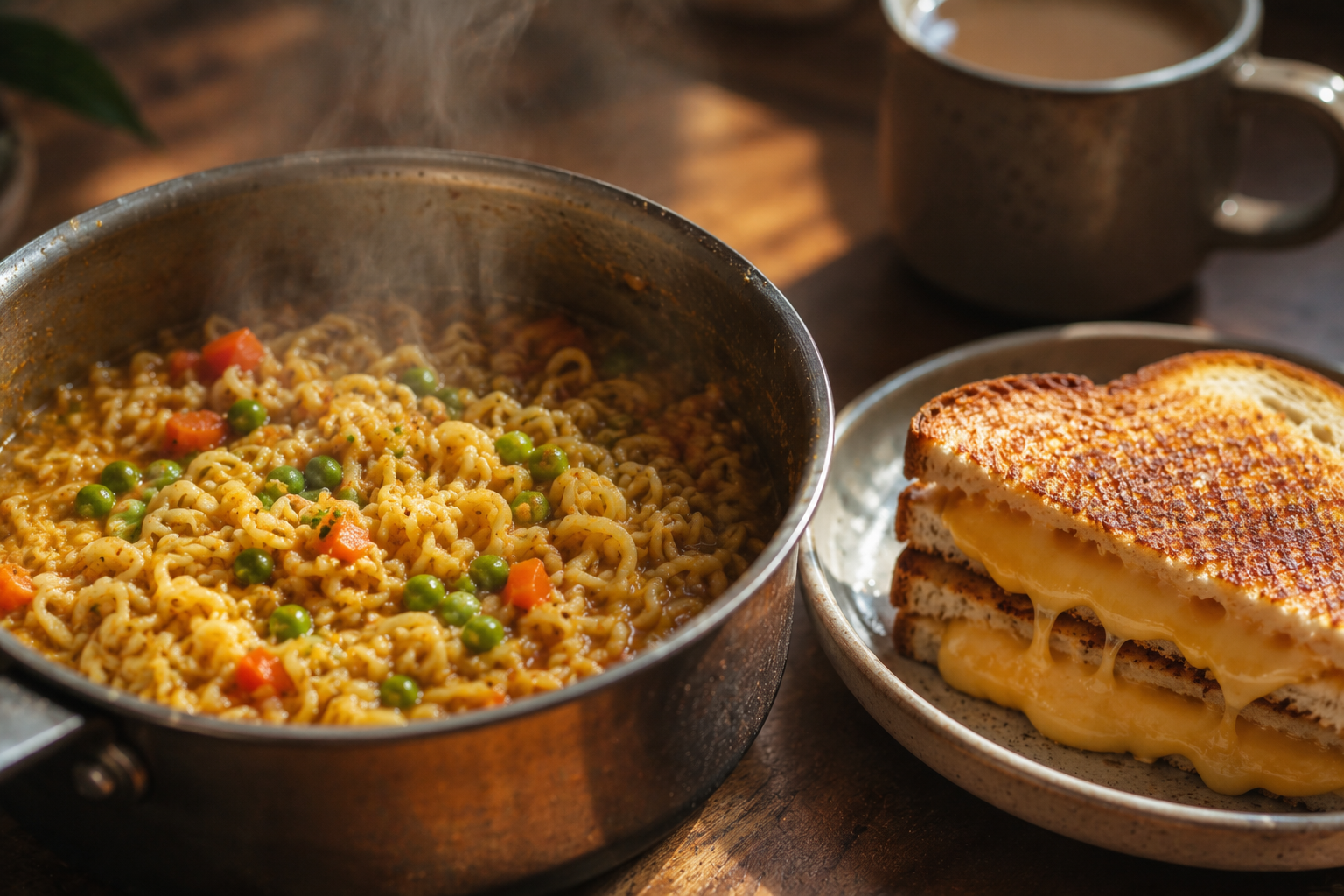 Cosy noodles and quick bites - comfort foods that taste better when you cook them together