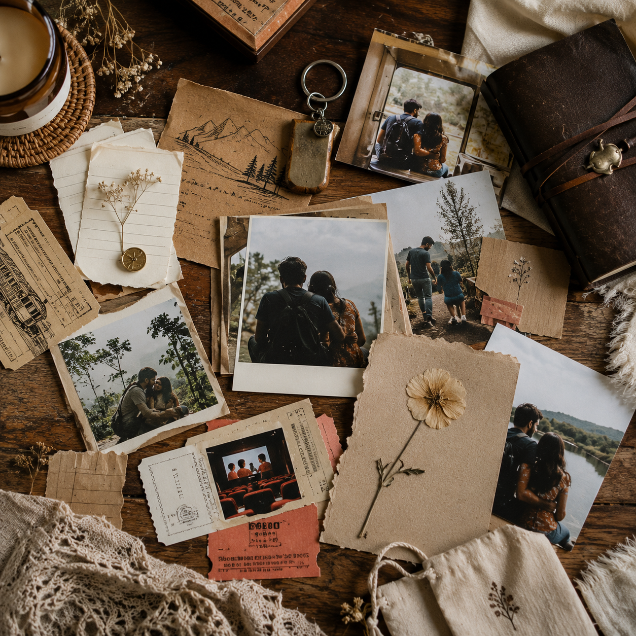 Gathering memories - how to make a shared memory scrapbook as a couple