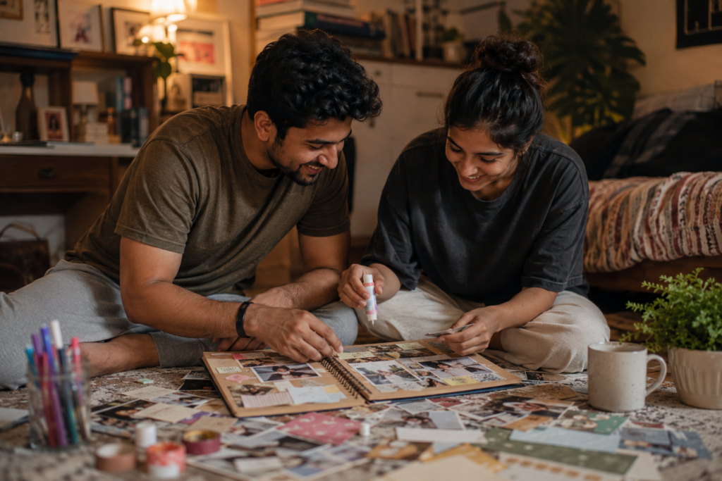 How to Make a Shared Memory Scrapbook as a Couple